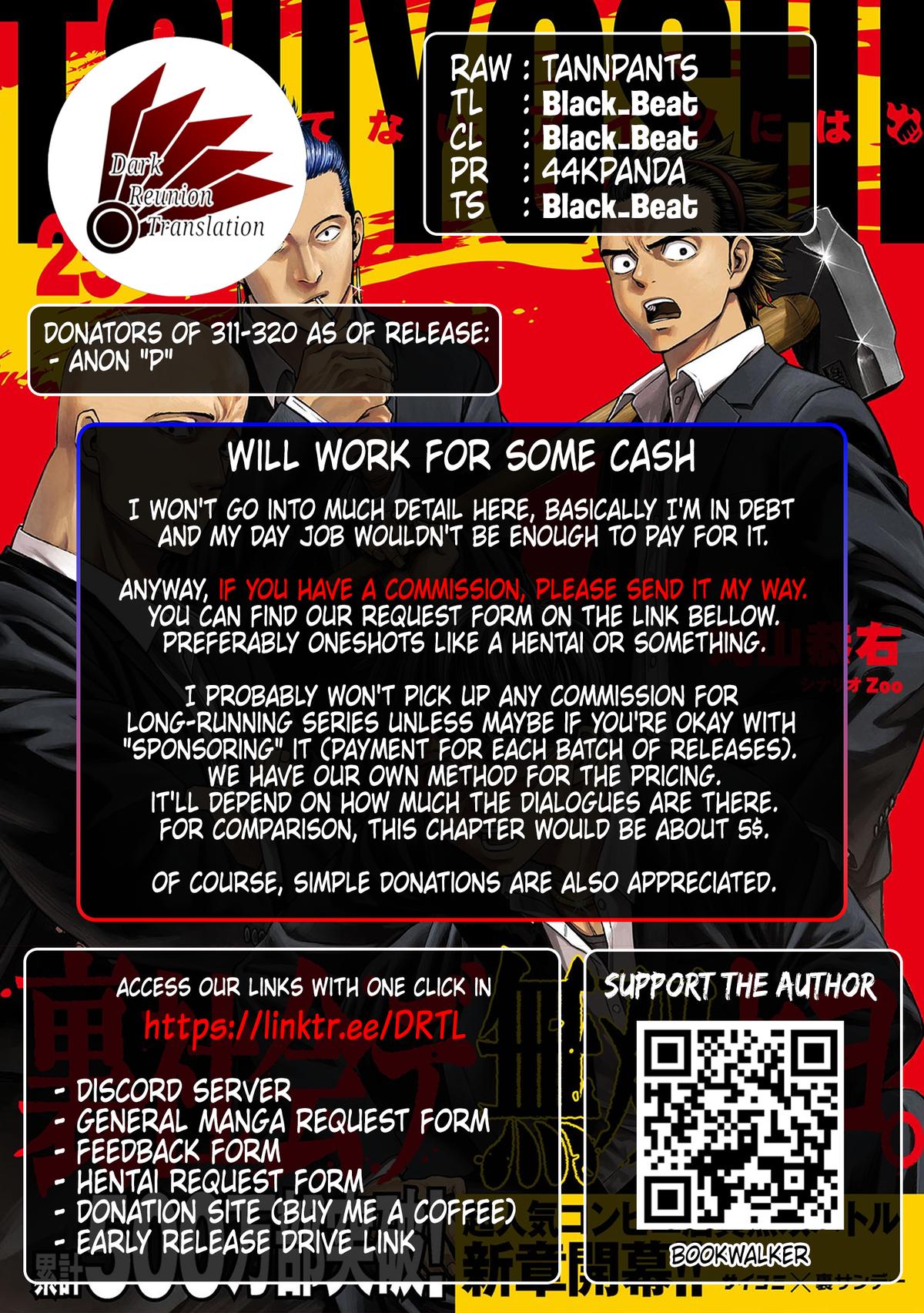 Tsuyoshi: Daremo Katenai, Aitsu ni wa Chap 314 - Next Chap 315
