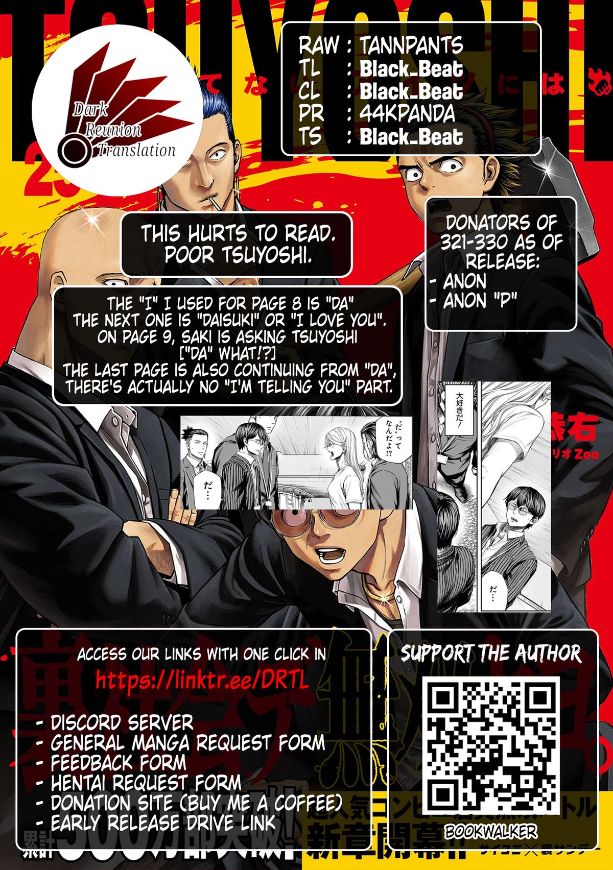 Tsuyoshi: Daremo Katenai, Aitsu ni wa Chap 328 - Next Chap 329