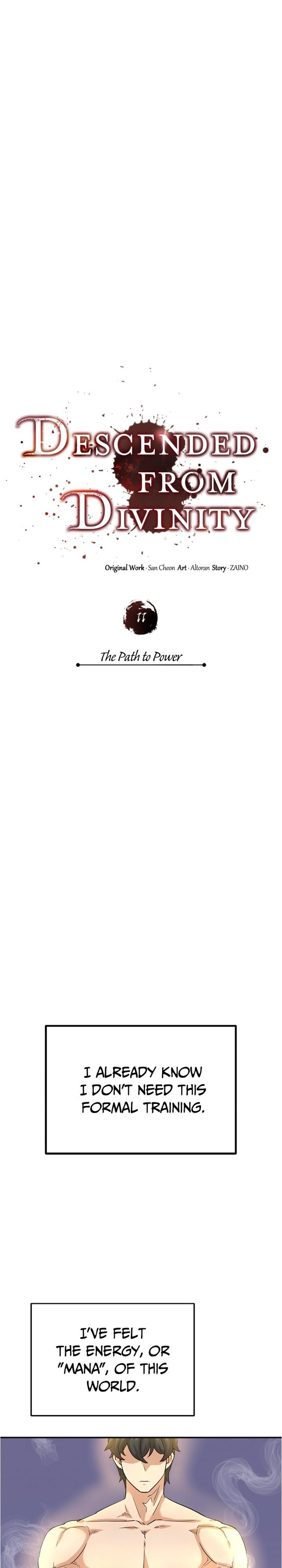Descended from Divinity Chap 11 - Next Chap 12
