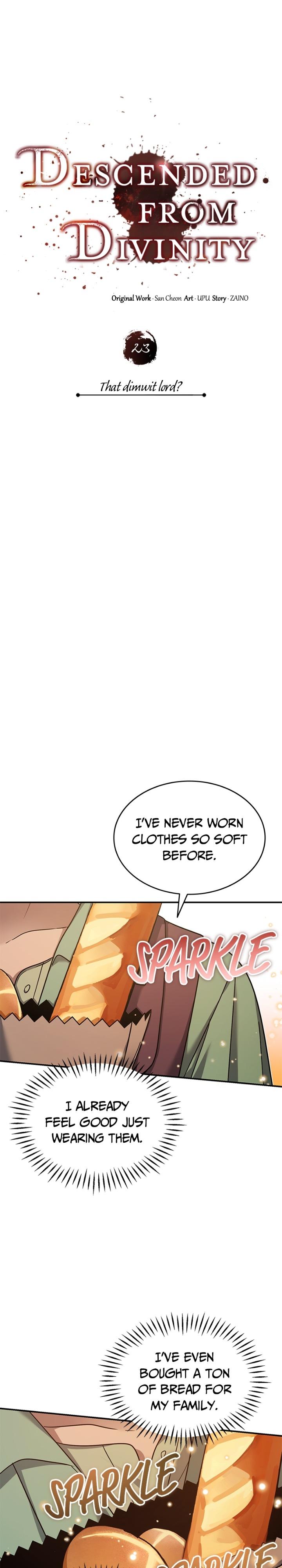 Descended from Divinity Chap 23 - Next Chap 24