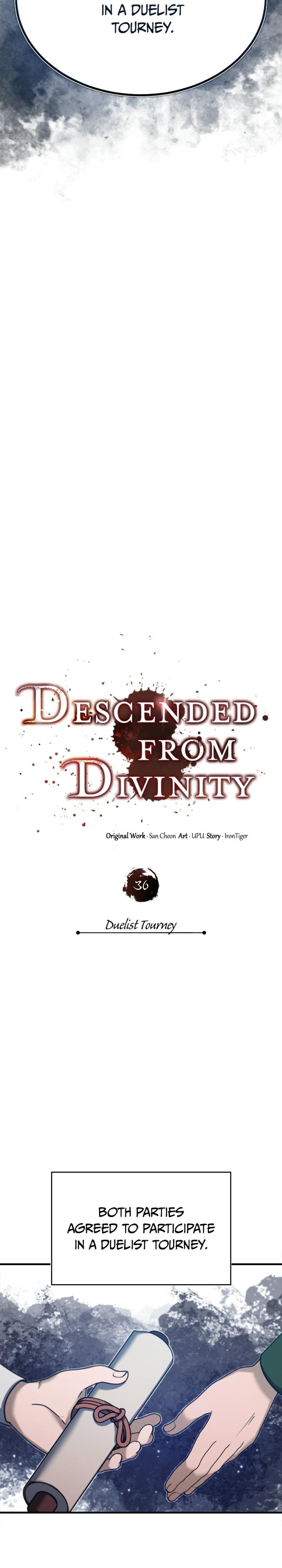 Descended from Divinity Chap 36 - Next Chap 37