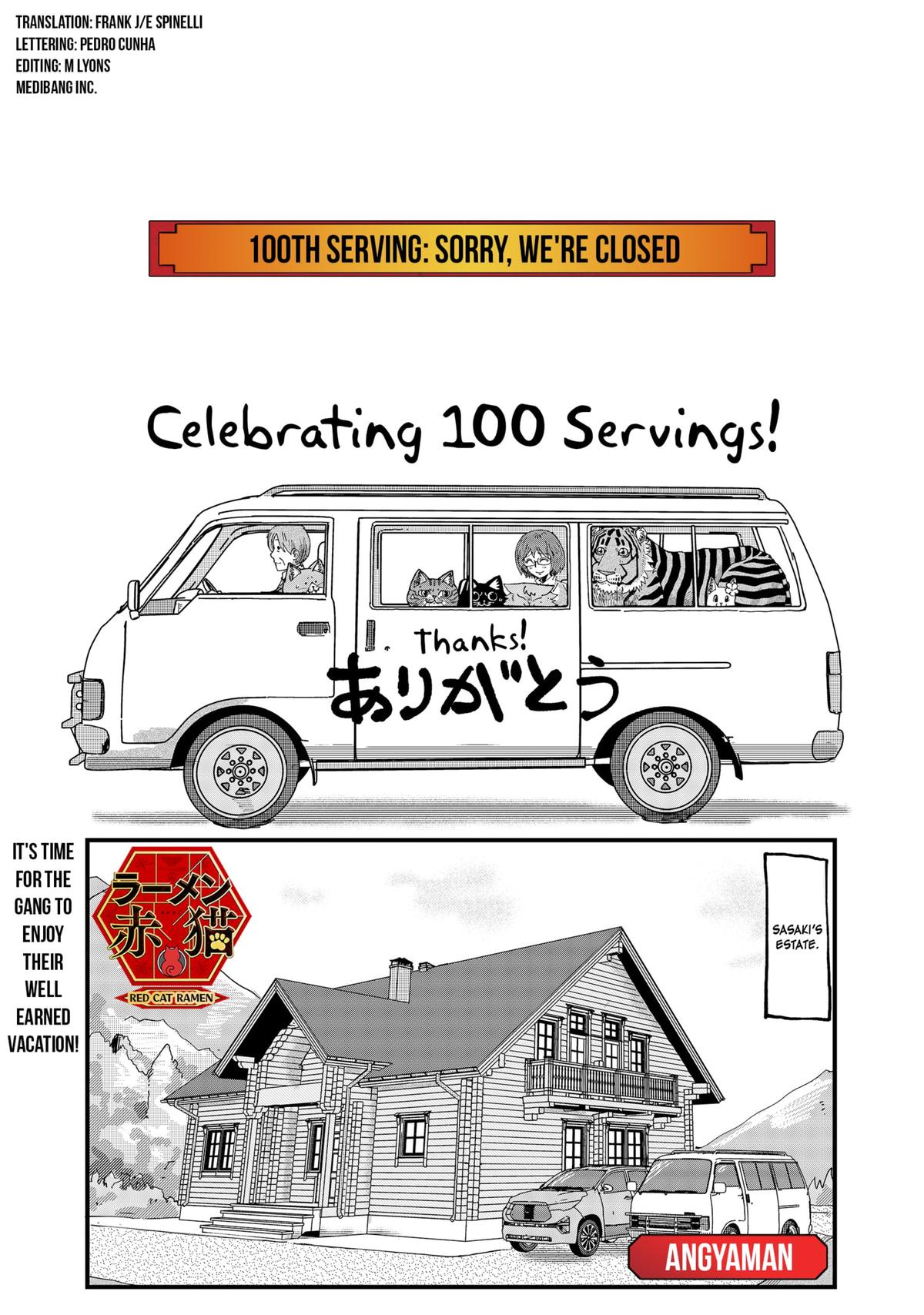 Red Cat Ramen Chap 100 - Next Chap 101