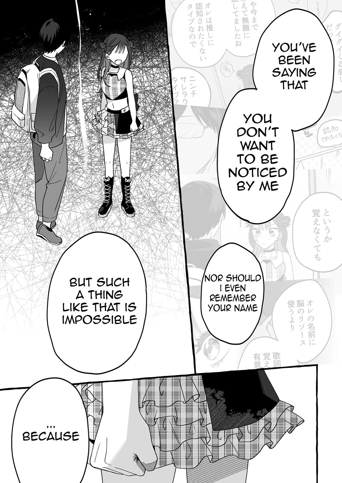 Damedol to Sekai ni Hitori dake no Fan Chap 4 - Next Chap 5
