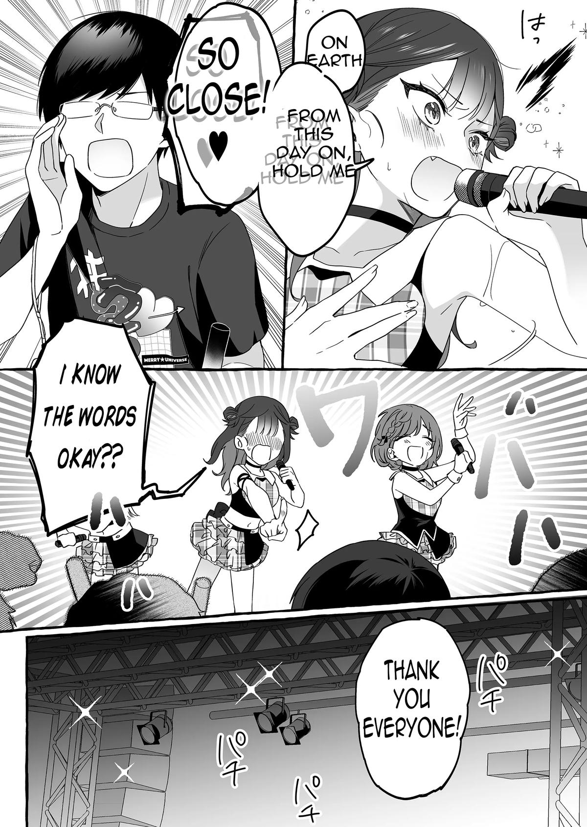 Damedol to Sekai ni Hitori dake no Fan Chap 5 - Next Chap 6