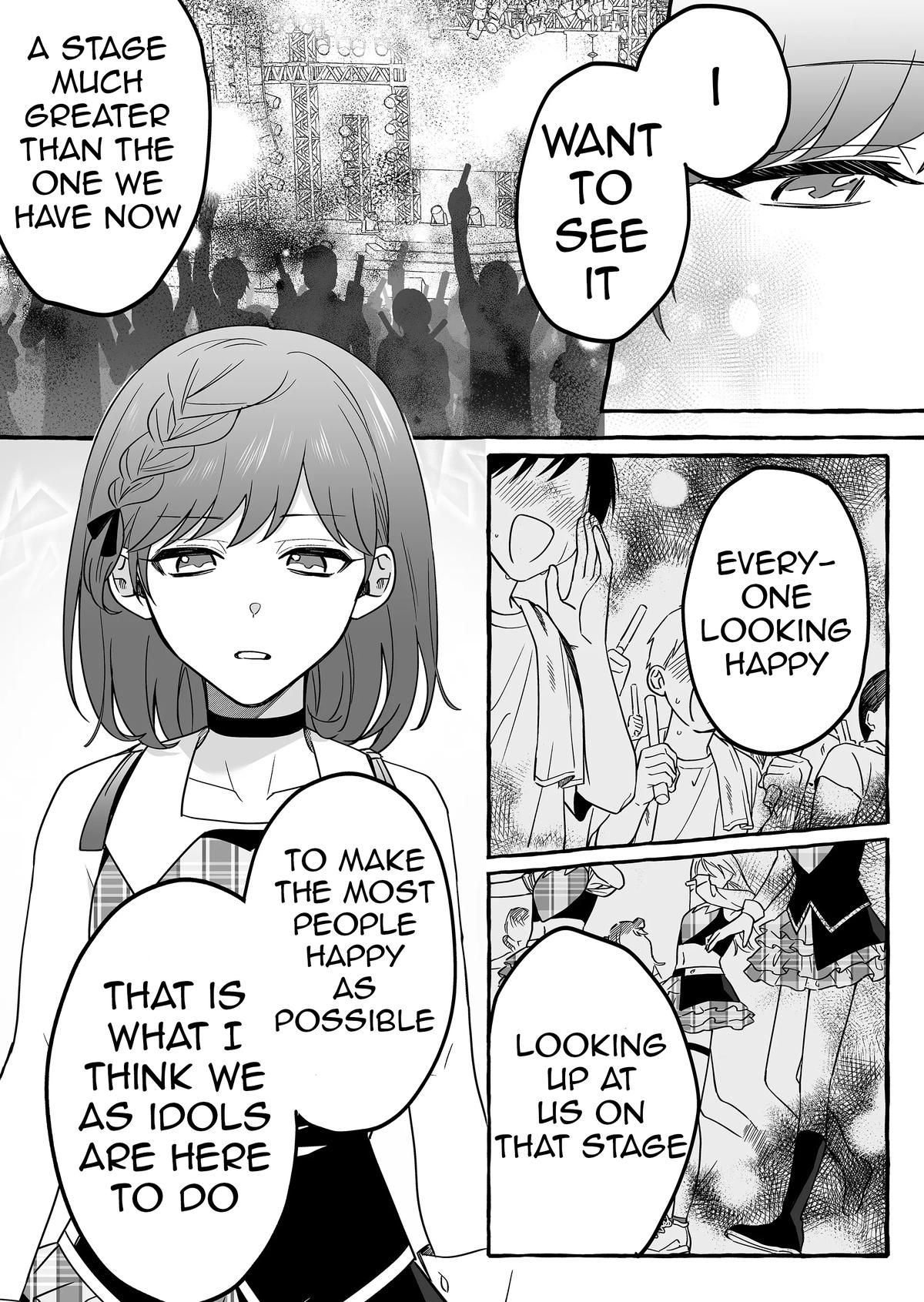 Damedol to Sekai ni Hitori dake no Fan Chap 8 - Next Chap 9
