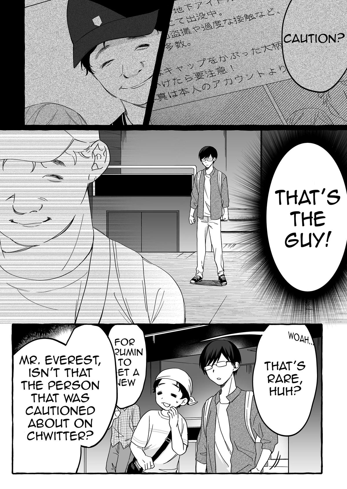 Damedol to Sekai ni Hitori dake no Fan Chap 9 - Next Chap 10
