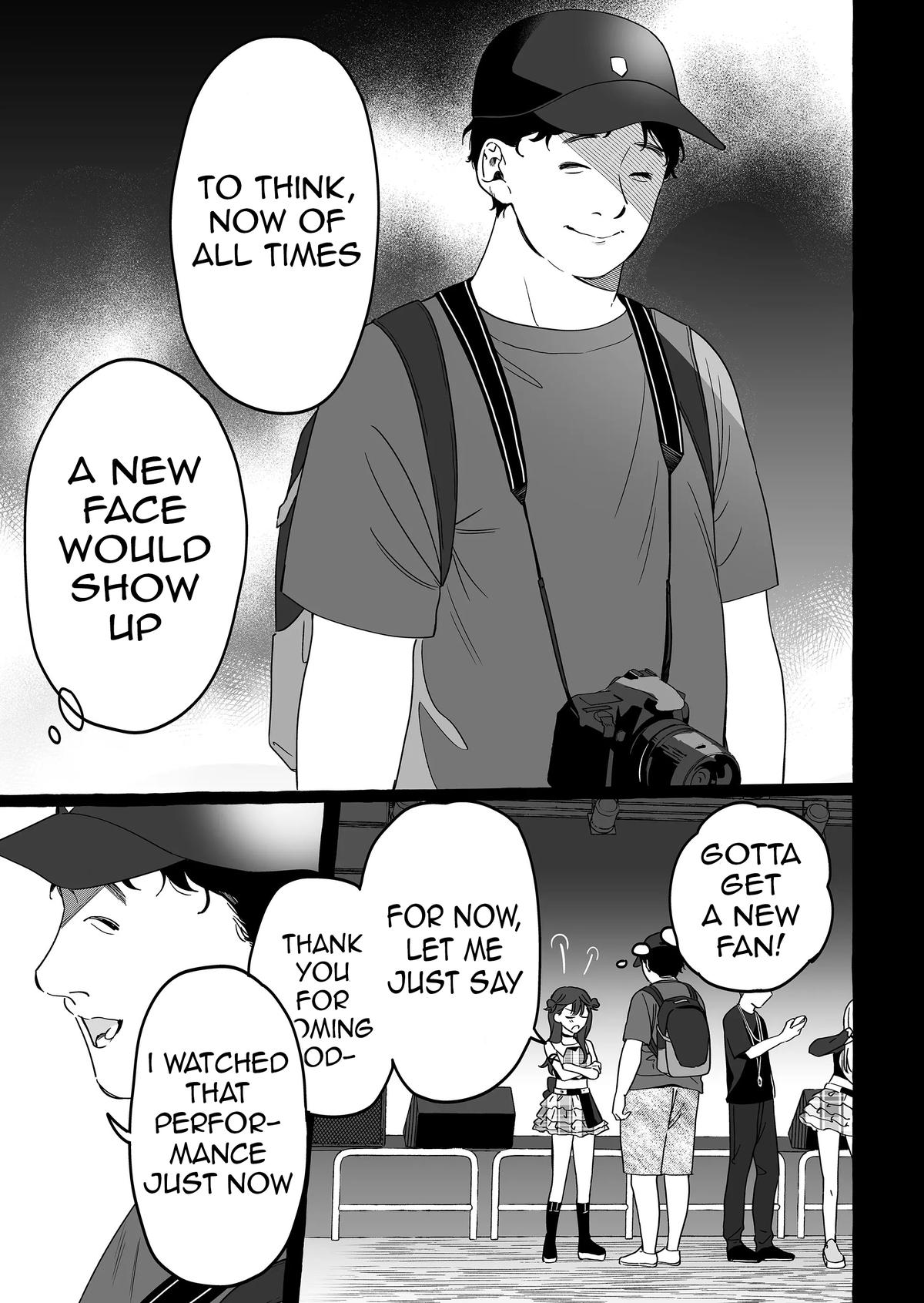 Damedol to Sekai ni Hitori dake no Fan Chap 9 - Next Chap 10