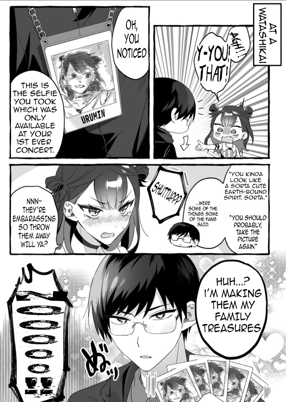 Damedol to Sekai ni Hitori dake no Fan Chap 1.5 - Next Chap 2.5