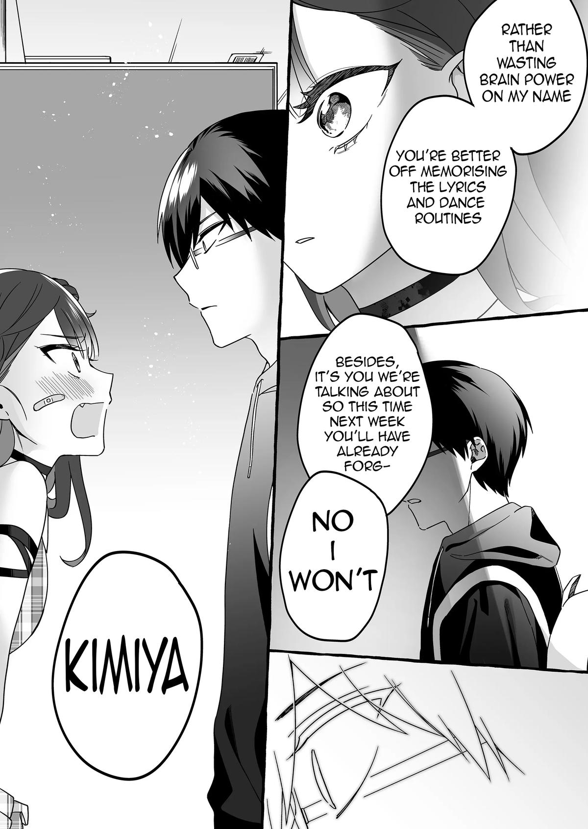 Damedol to Sekai ni Hitori dake no Fan Chap 3 - Next Chap 4