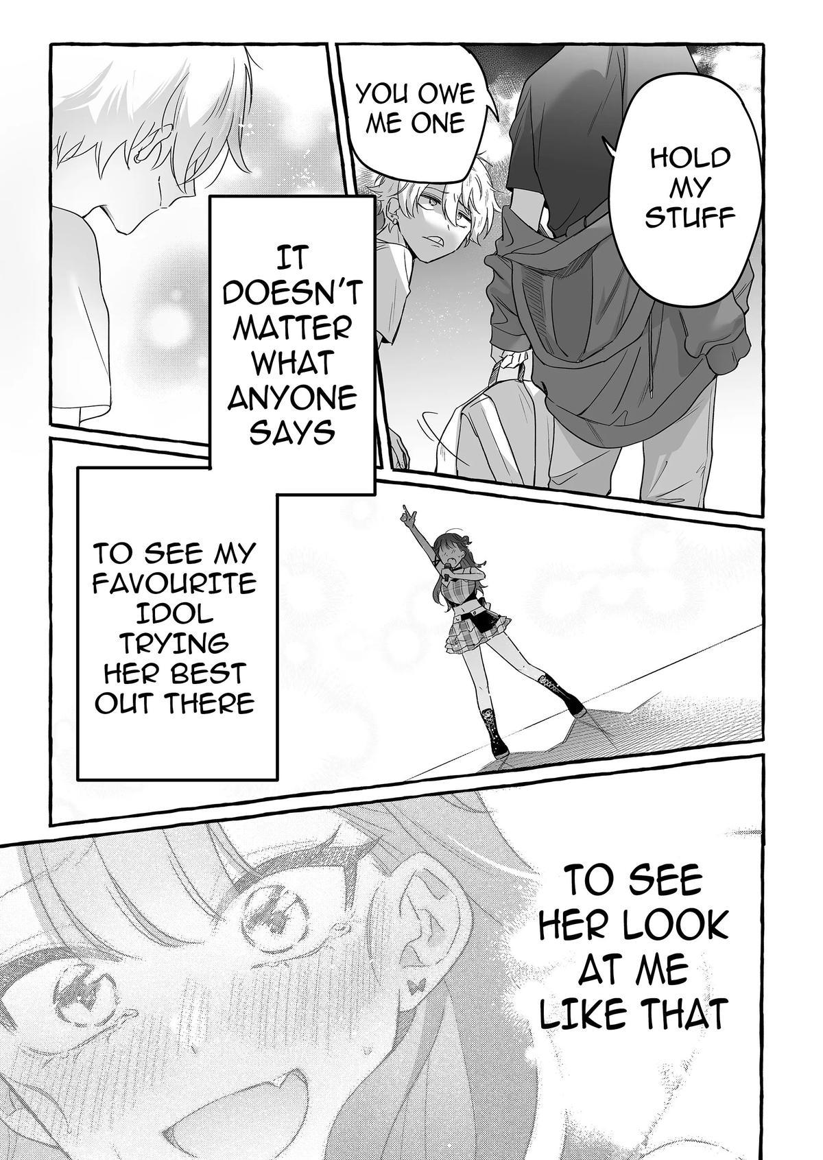 Damedol to Sekai ni Hitori dake no Fan Chap 25 - Next Chap 26
