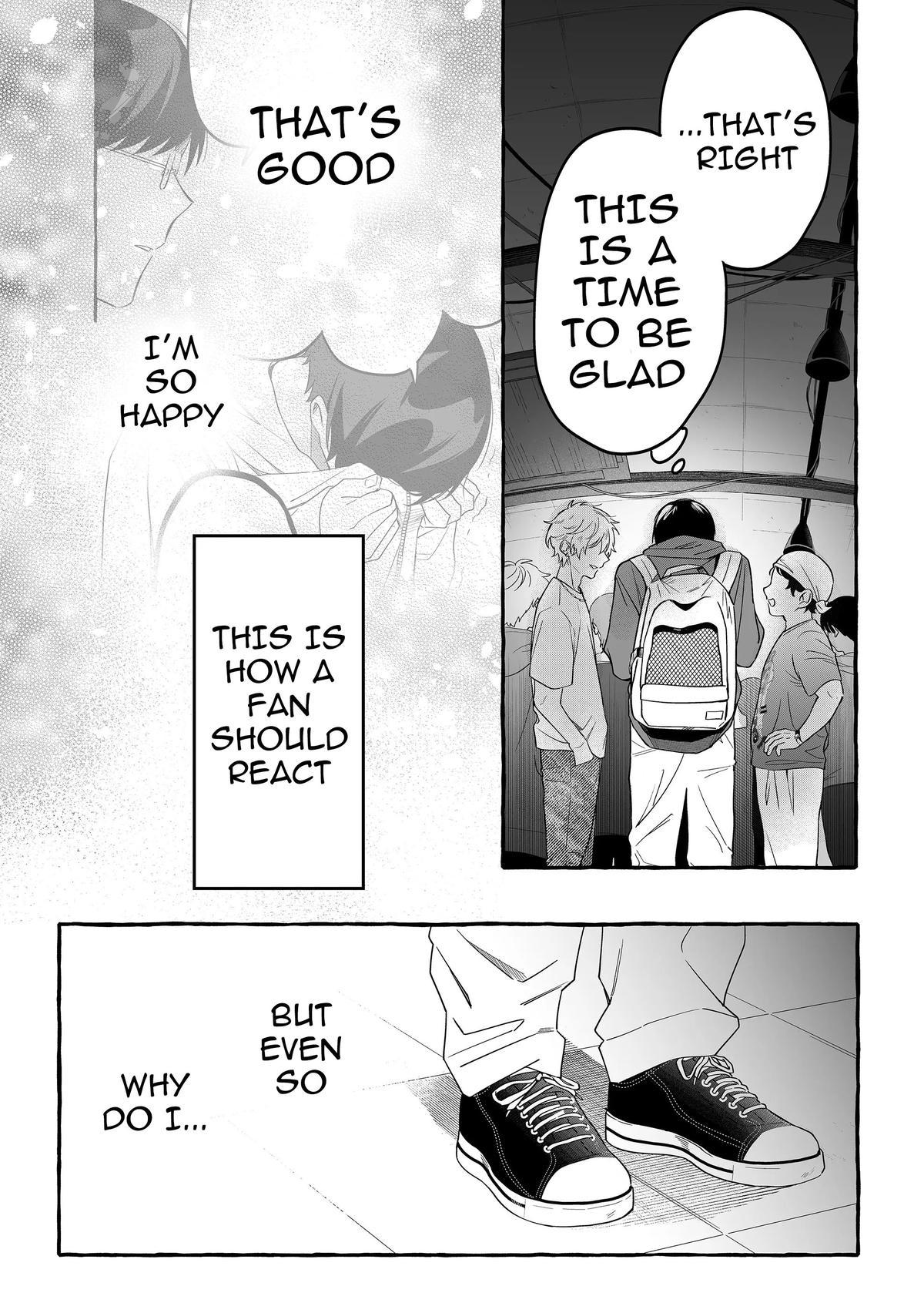 Damedol to Sekai ni Hitori dake no Fan Chap 25 - Next Chap 26