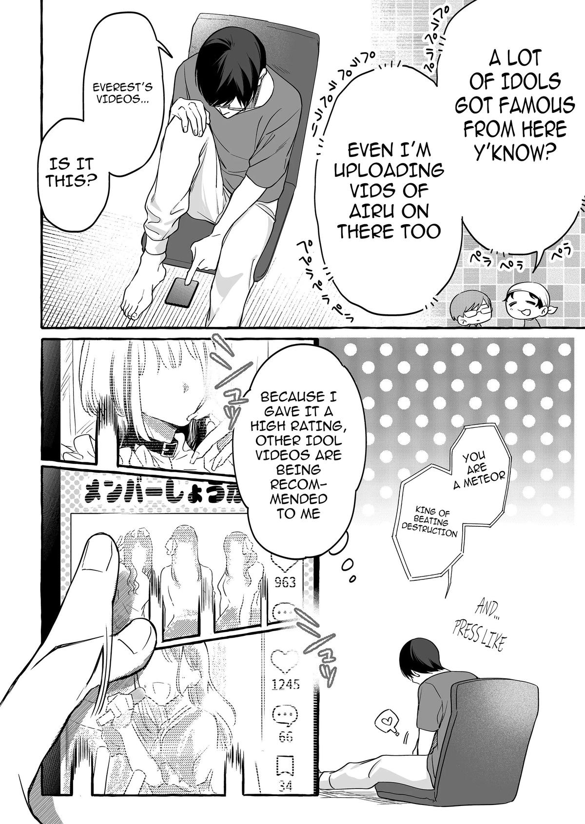 Damedol to Sekai ni Hitori dake no Fan Chap 23 - Next Chap 24