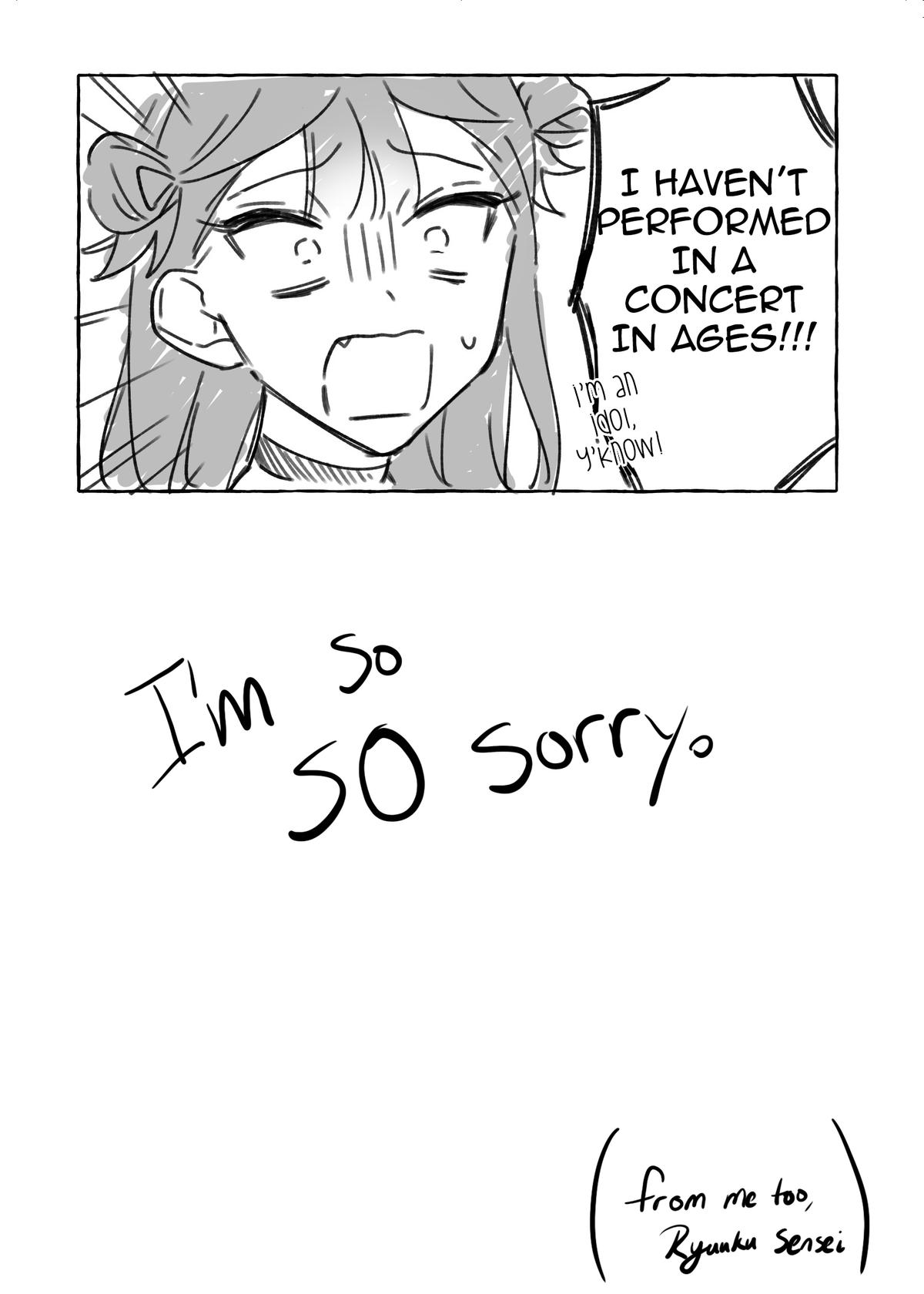 Damedol to Sekai ni Hitori dake no Fan Chap 36.6 - Next Chap 37.6