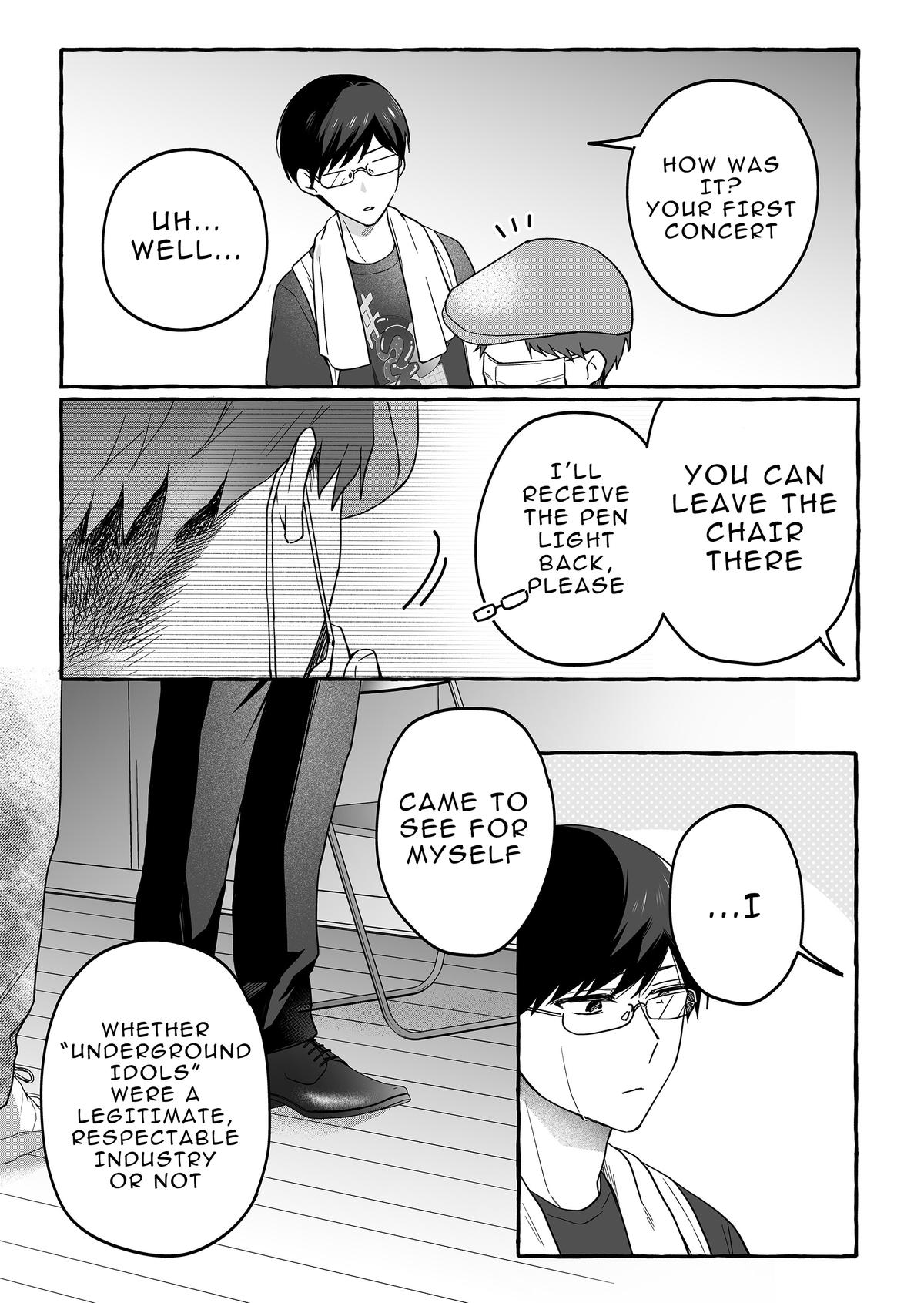 Damedol to Sekai ni Hitori dake no Fan Chap 38 - Next Chap 39