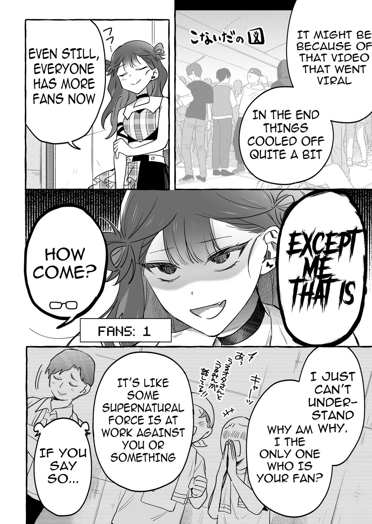 Damedol to Sekai ni Hitori dake no Fan Chap 31 - Next Chap 32
