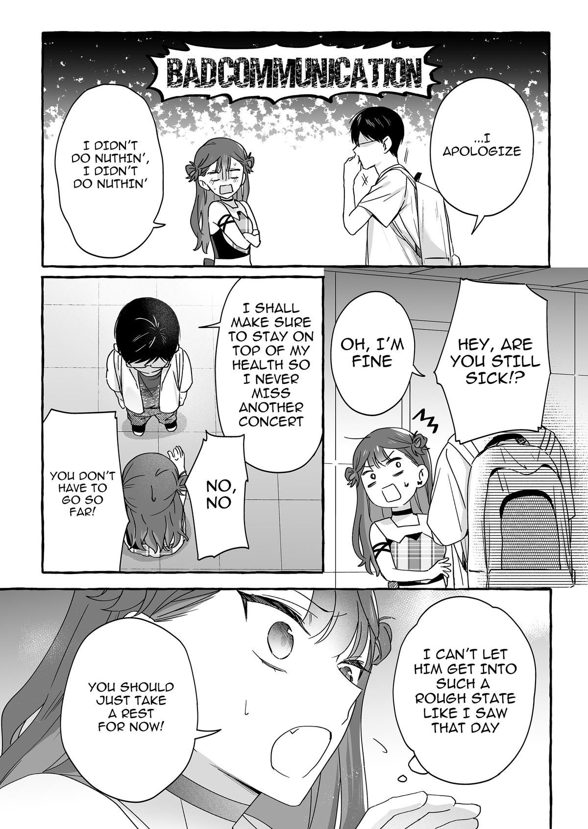 Damedol to Sekai ni Hitori dake no Fan Chap 46 - Next Chap 47