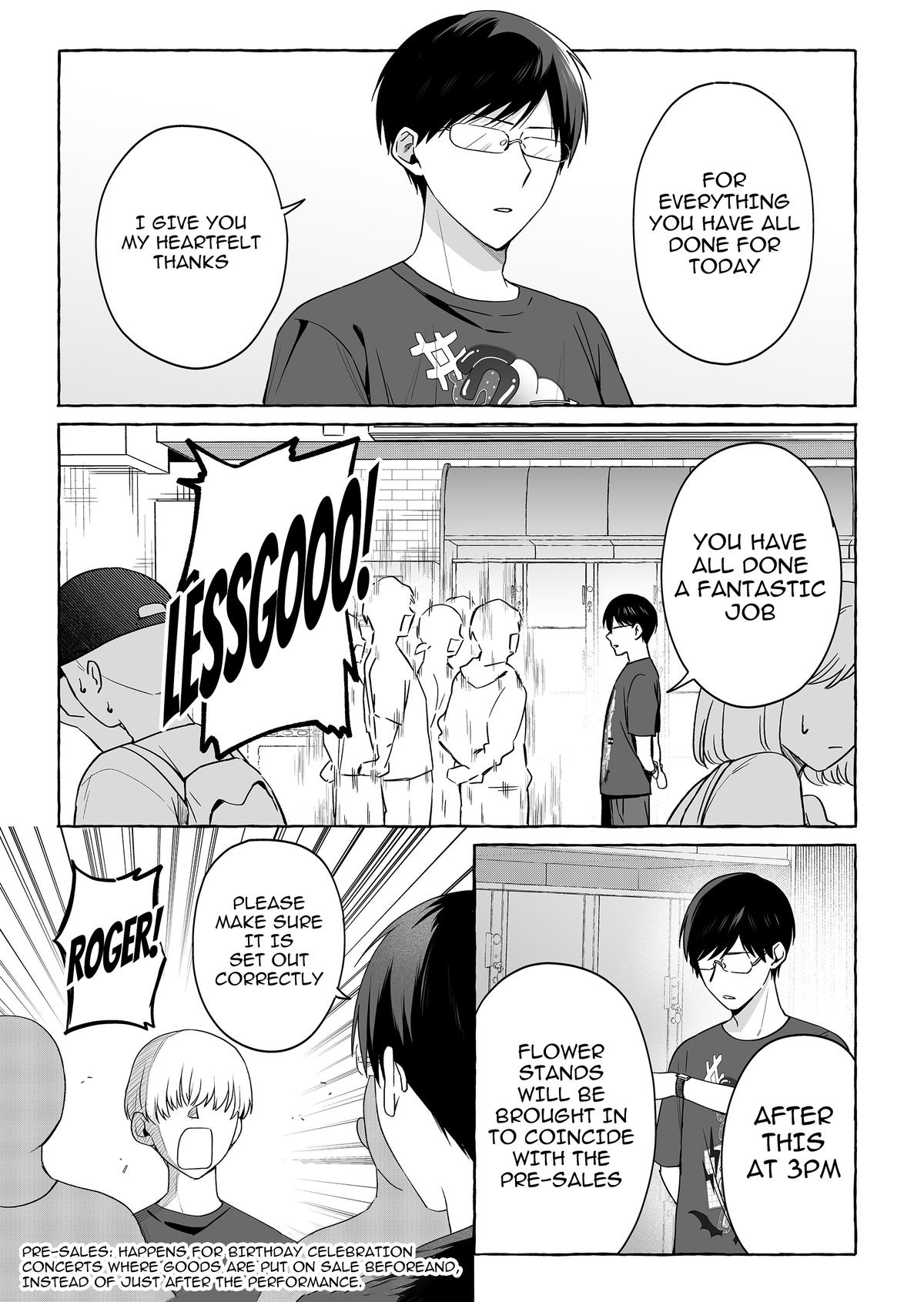 Damedol to Sekai ni Hitori dake no Fan Chap 49 - Next Chap 50
