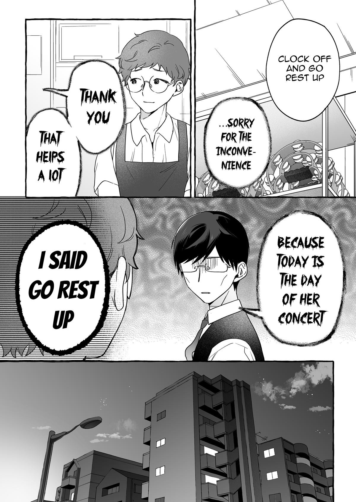 Damedol to Sekai ni Hitori dake no Fan Chap 40 - Next Chap 41
