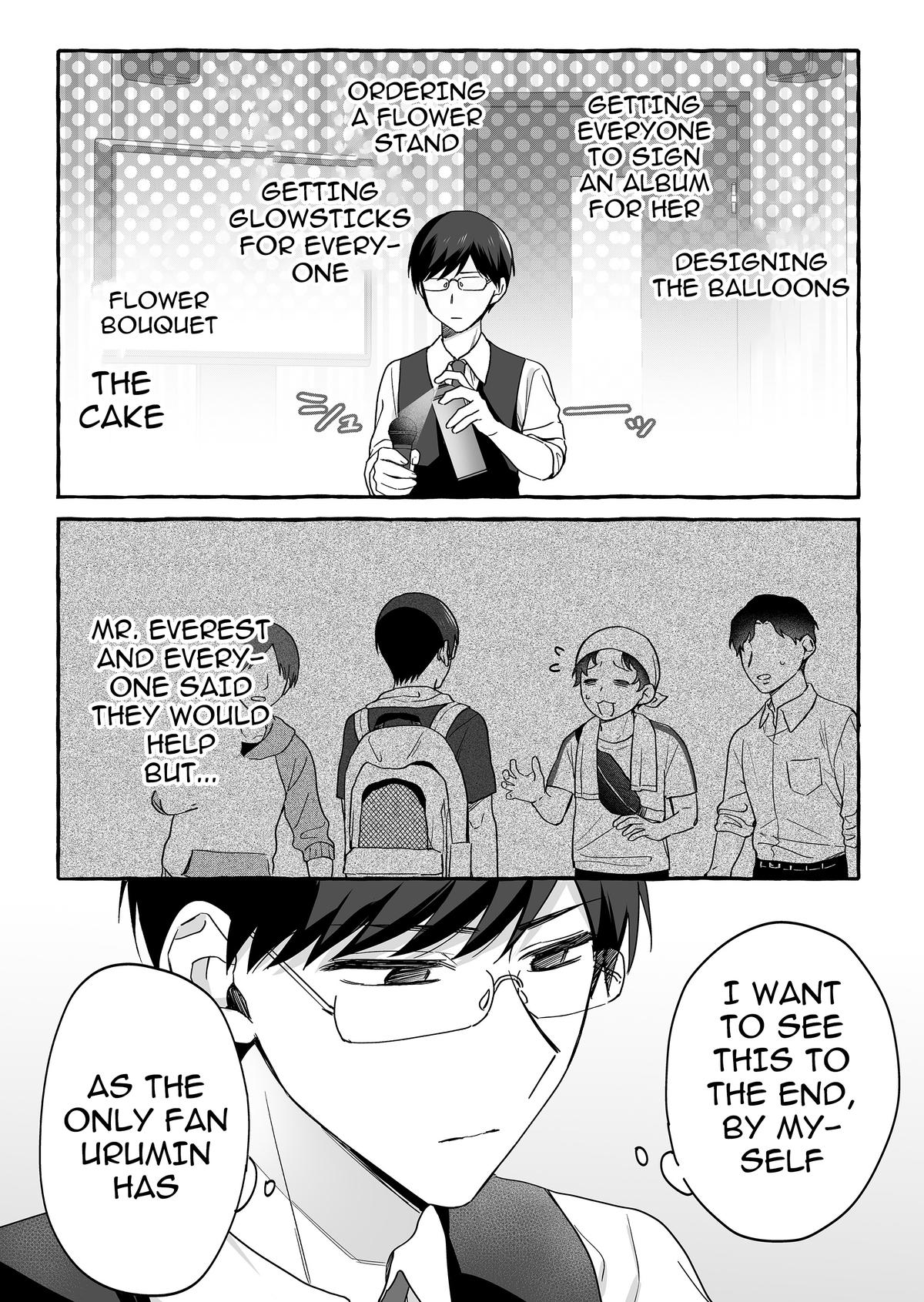 Damedol to Sekai ni Hitori dake no Fan Chap 40 - Next Chap 41