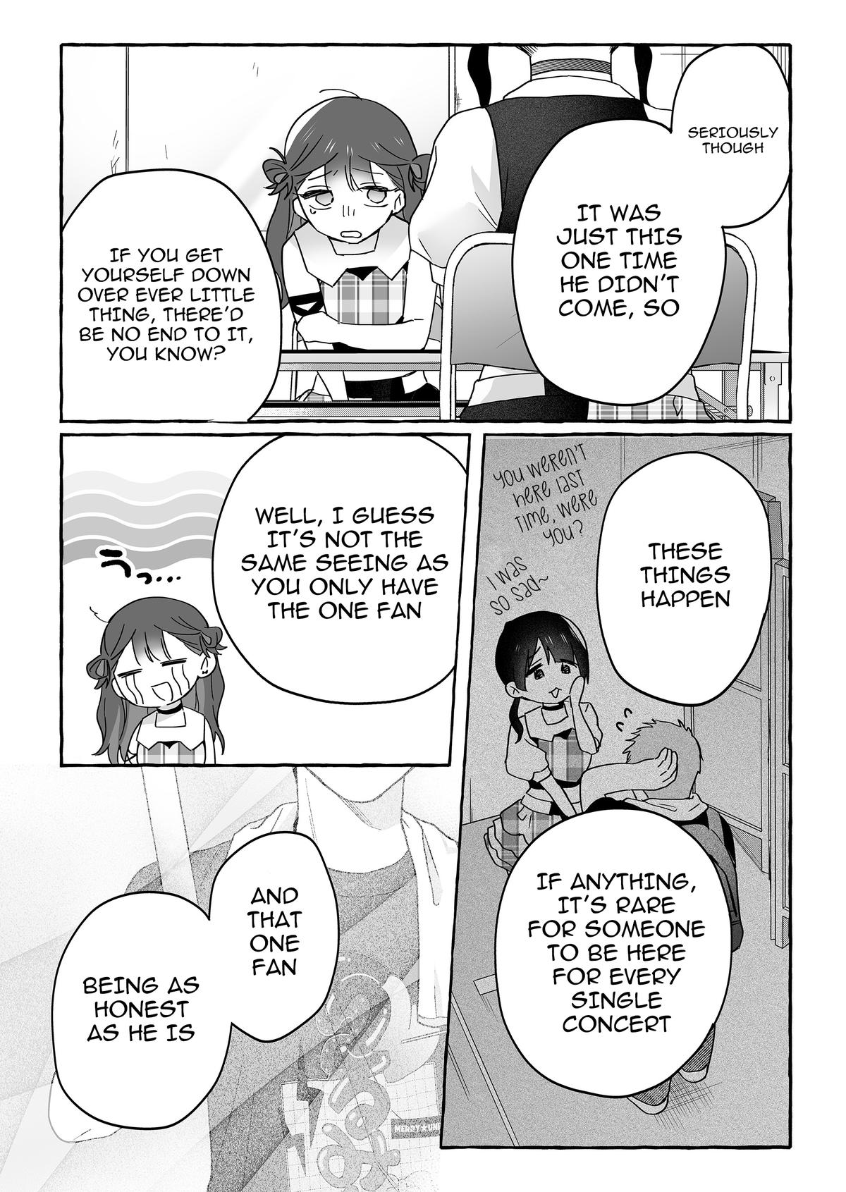 Damedol to Sekai ni Hitori dake no Fan Chap 41 - Next Chap 42