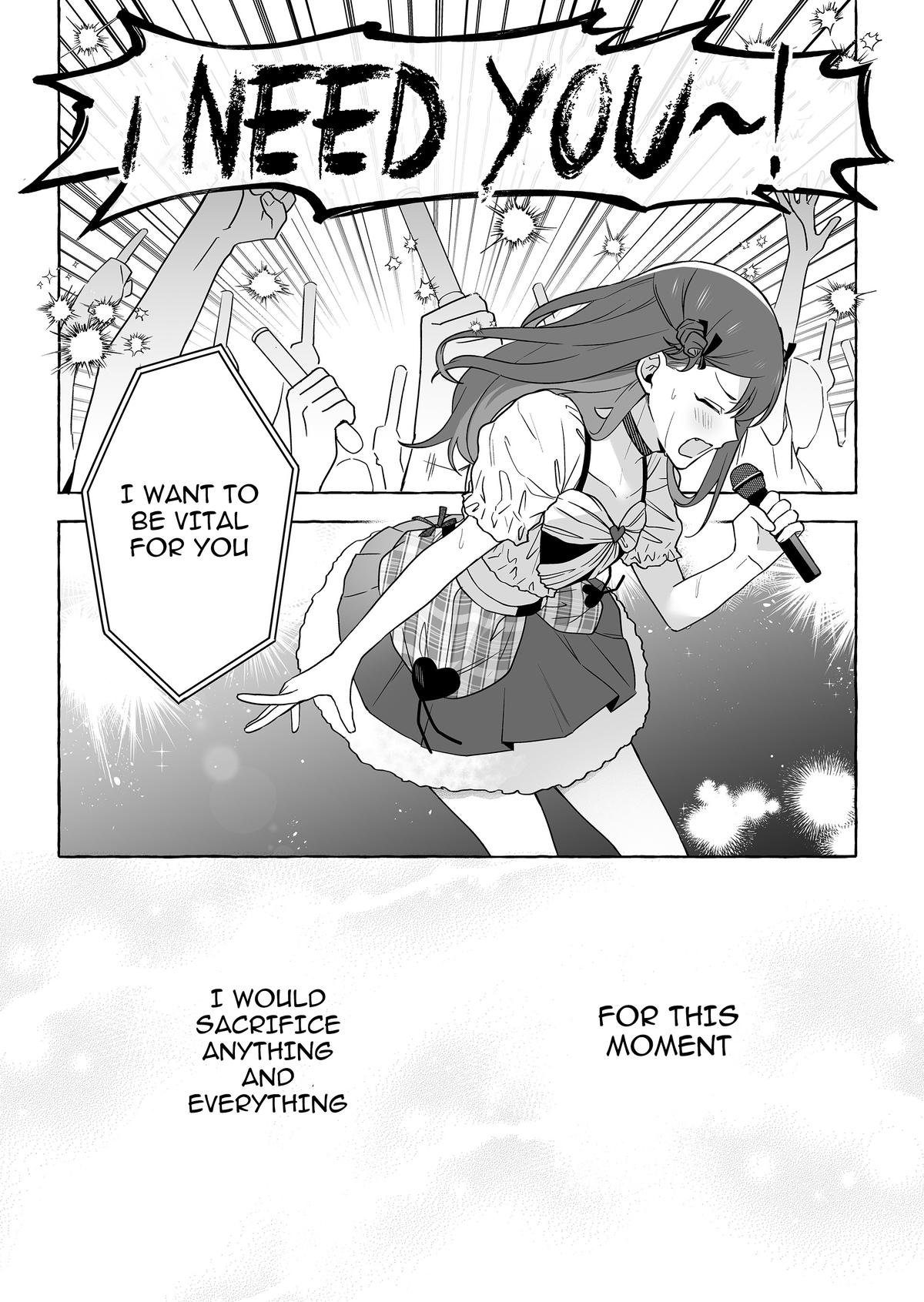 Damedol to Sekai ni Hitori dake no Fan Chap 50 - Next Chap 51