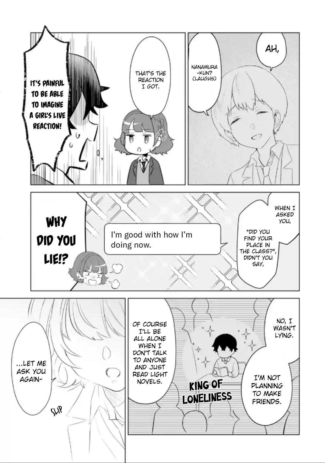 Douka Ore wo Hanatteoite Kure: Nazeka Bocchi no Owatta Koukou Seikatsu wo Kanojo ga Kaeyou to Shitekuru Chap 3 - Next Chap 4
