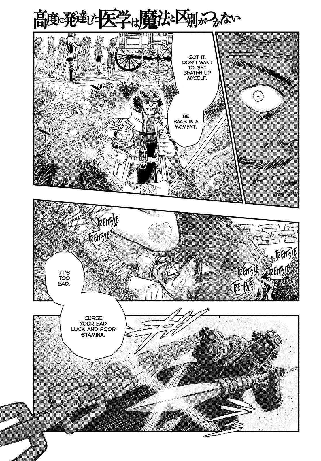 Koudou ni Hattatsu Shita Igaku wa Mahou to Kubetsu ga Tsukanai Chap 1 - Next Chap 2