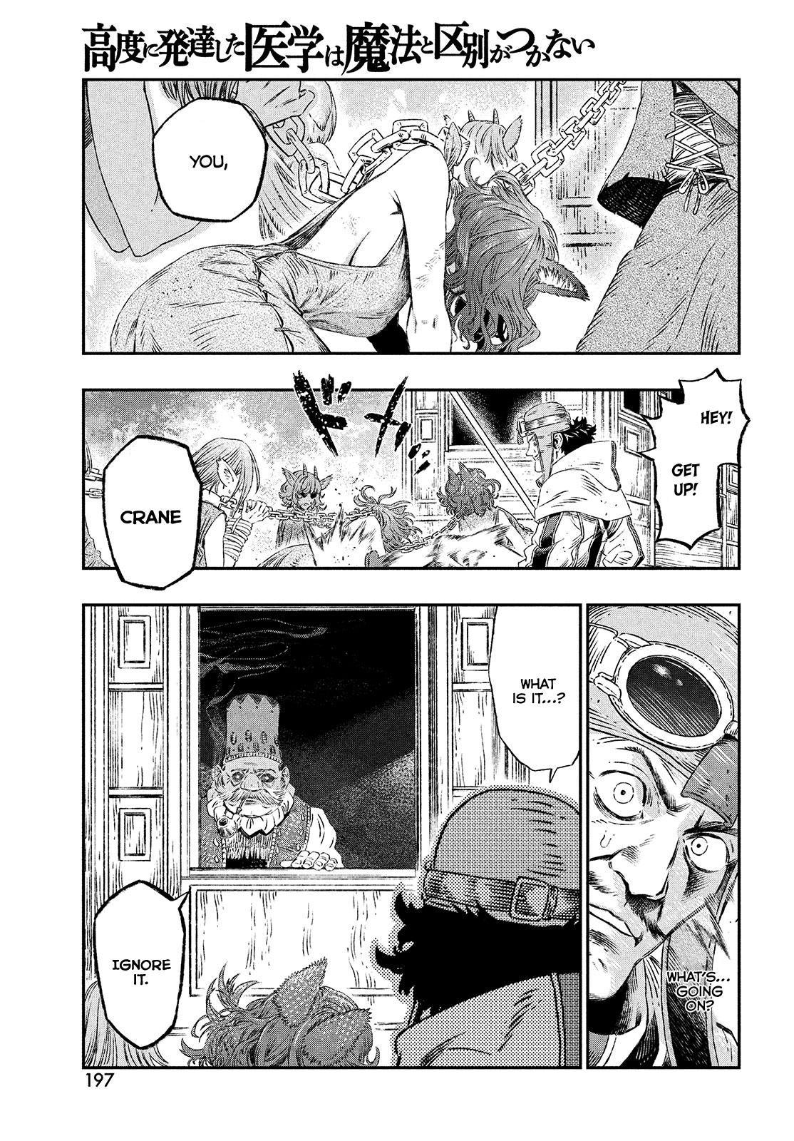 Koudou ni Hattatsu Shita Igaku wa Mahou to Kubetsu ga Tsukanai Chap 1 - Next Chap 2