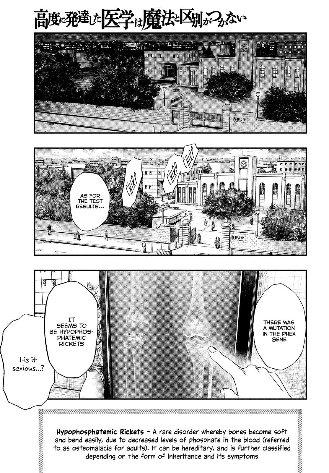 Koudou ni Hattatsu Shita Igaku wa Mahou to Kubetsu ga Tsukanai Chap 1 - Next Chap 2