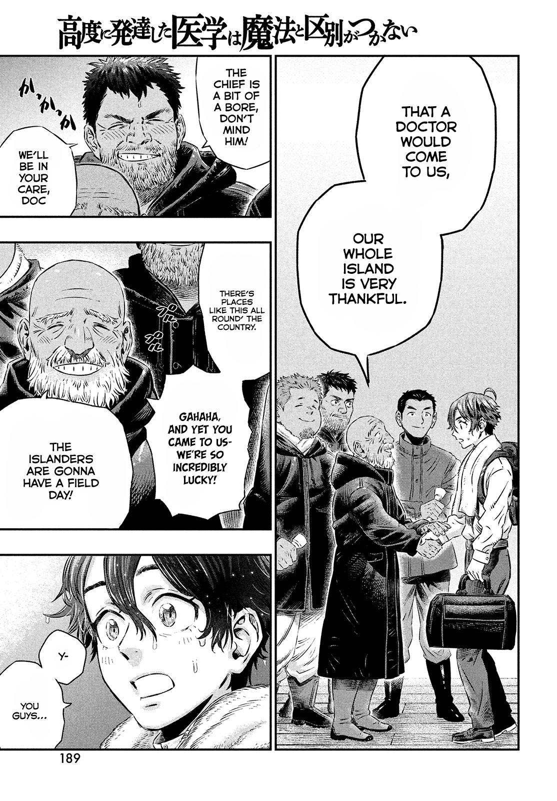 Koudou ni Hattatsu Shita Igaku wa Mahou to Kubetsu ga Tsukanai Chap 1 - Next Chap 2