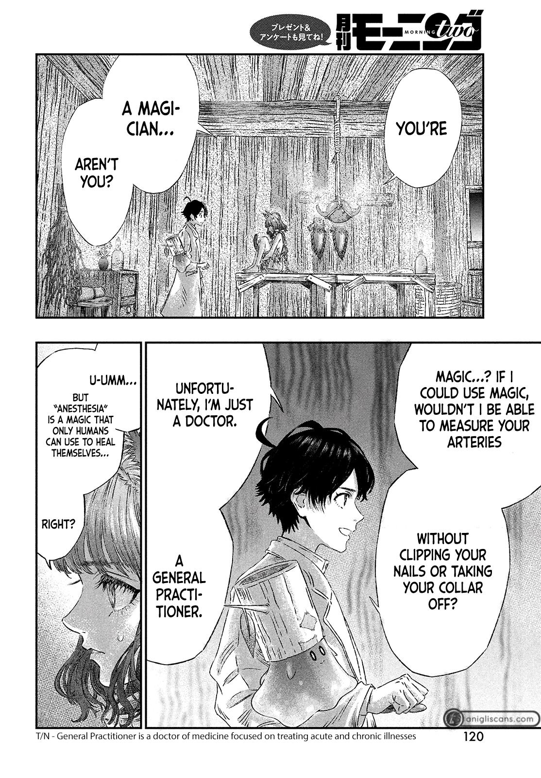 Koudou ni Hattatsu Shita Igaku wa Mahou to Kubetsu ga Tsukanai Chap 2 - Next Chap 3