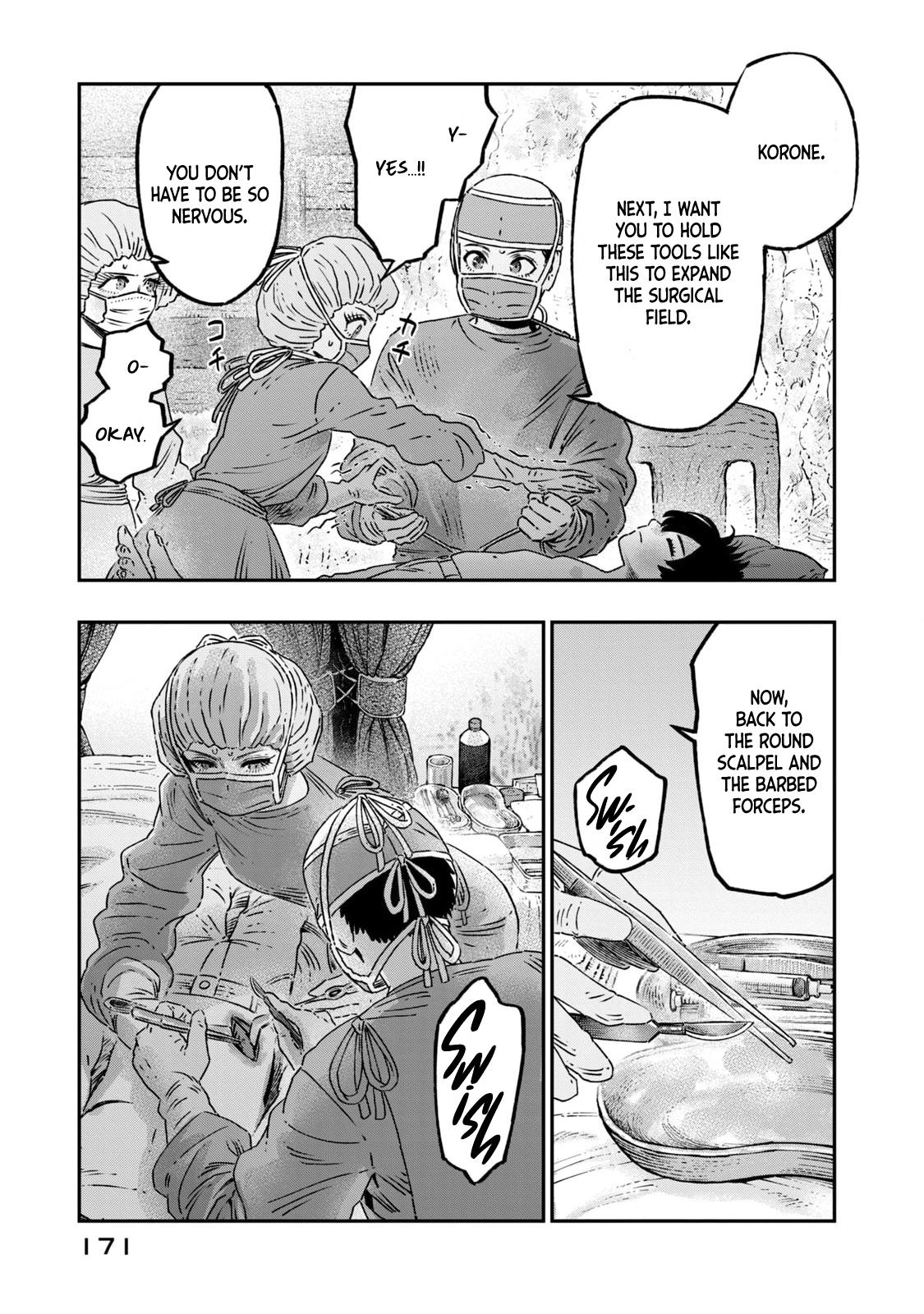 Koudou ni Hattatsu Shita Igaku wa Mahou to Kubetsu ga Tsukanai Chap 17 - Next Chap 18