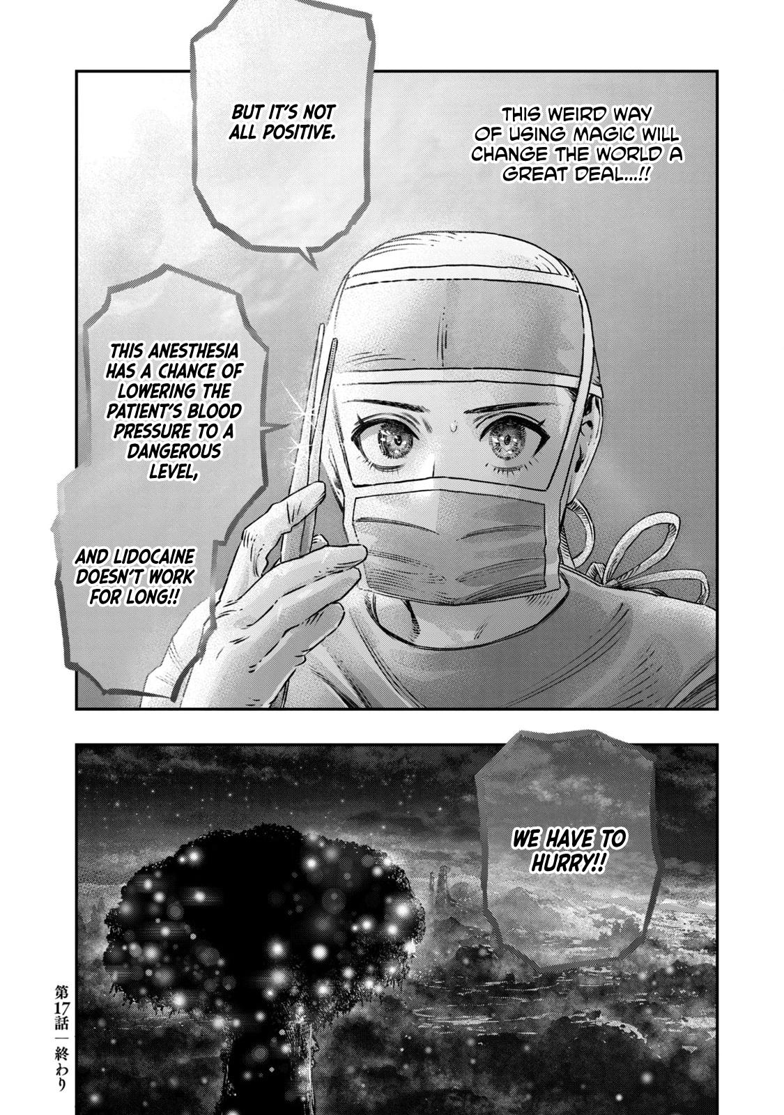 Koudou ni Hattatsu Shita Igaku wa Mahou to Kubetsu ga Tsukanai Chap 17 - Next Chap 18