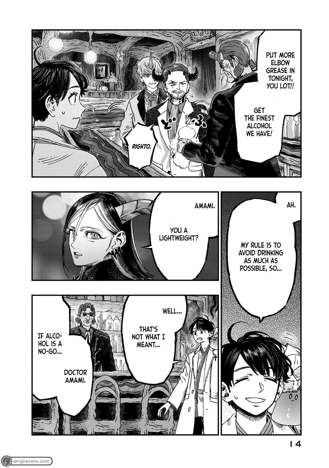 Koudou ni Hattatsu Shita Igaku wa Mahou to Kubetsu ga Tsukanai Chap 14 - Next Chap 15