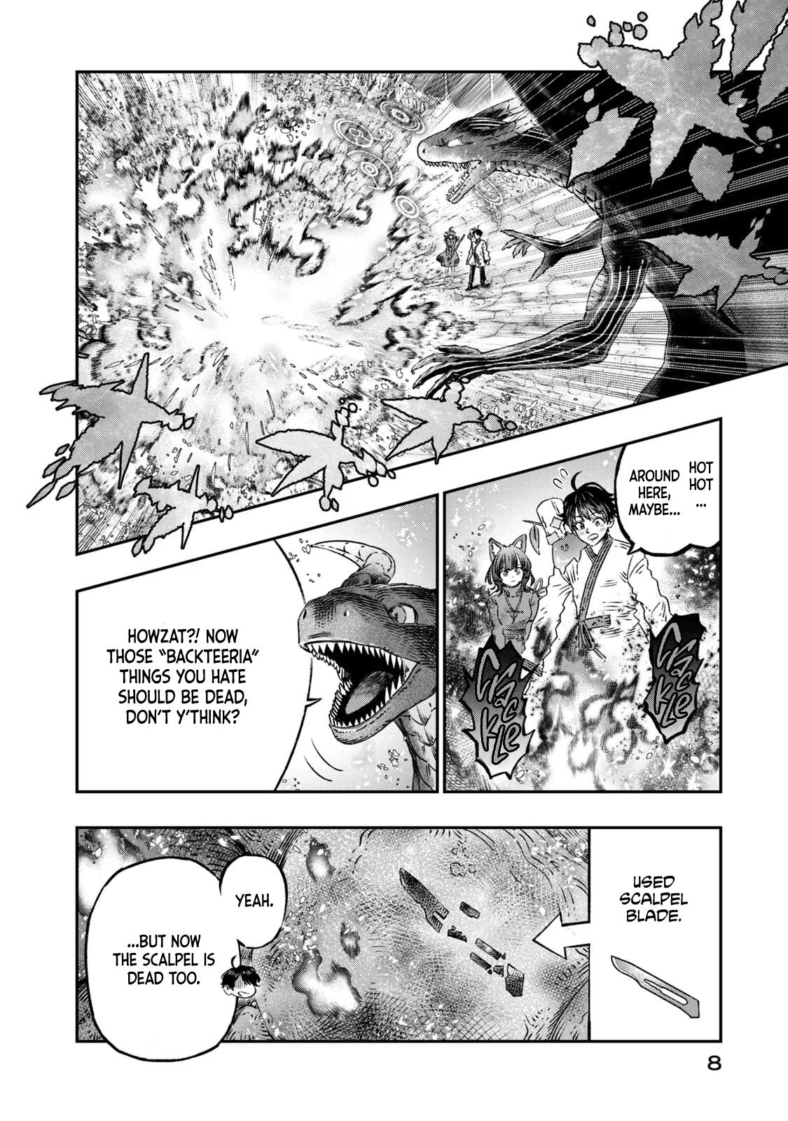 Koudou ni Hattatsu Shita Igaku wa Mahou to Kubetsu ga Tsukanai Chap 10 - Next Chap 11