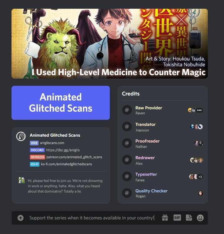 Koudou ni Hattatsu Shita Igaku wa Mahou to Kubetsu ga Tsukanai Chap 28 - Next Chap 29