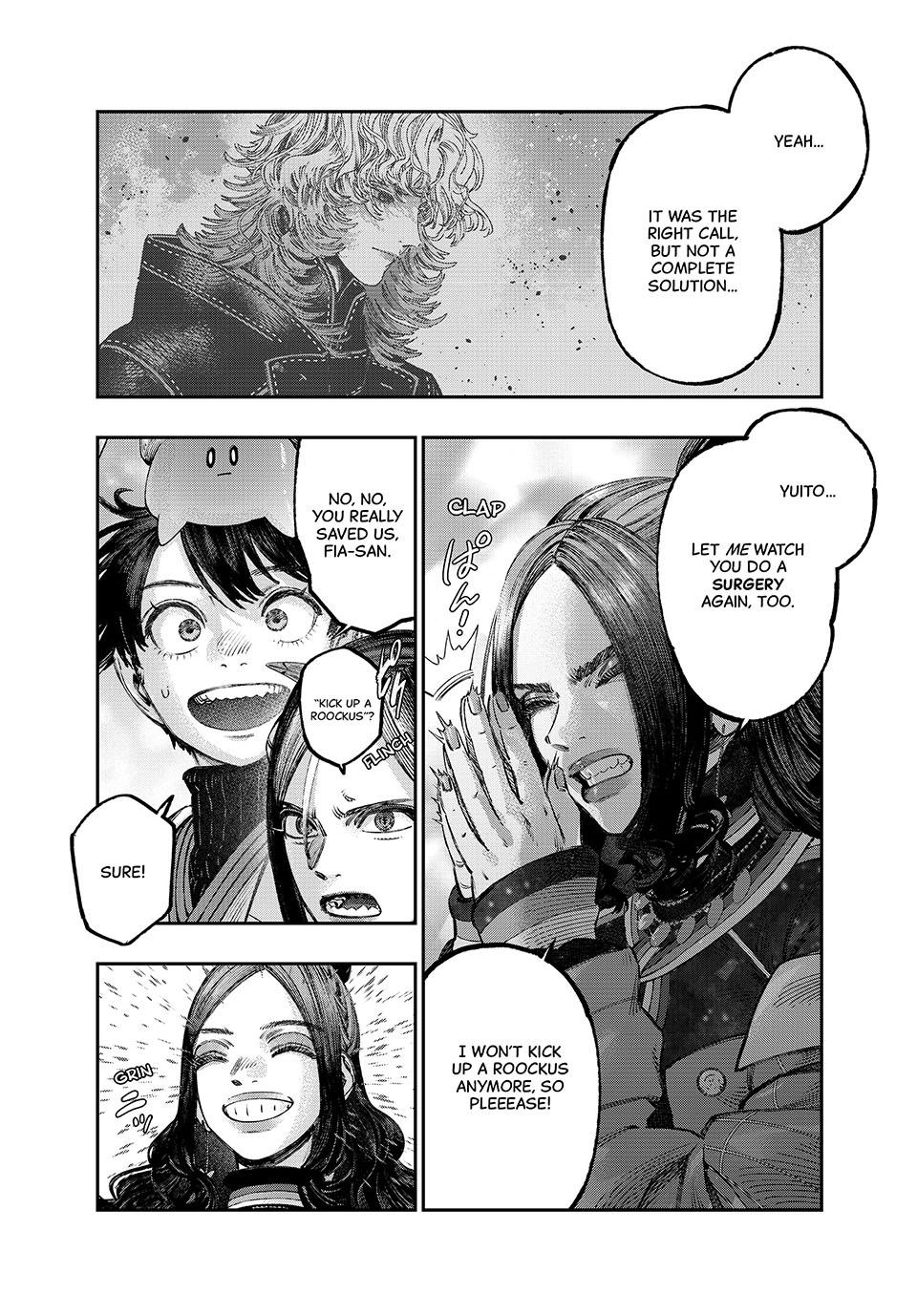 Koudou ni Hattatsu Shita Igaku wa Mahou to Kubetsu ga Tsukanai Chap 36 - Next Chap 37