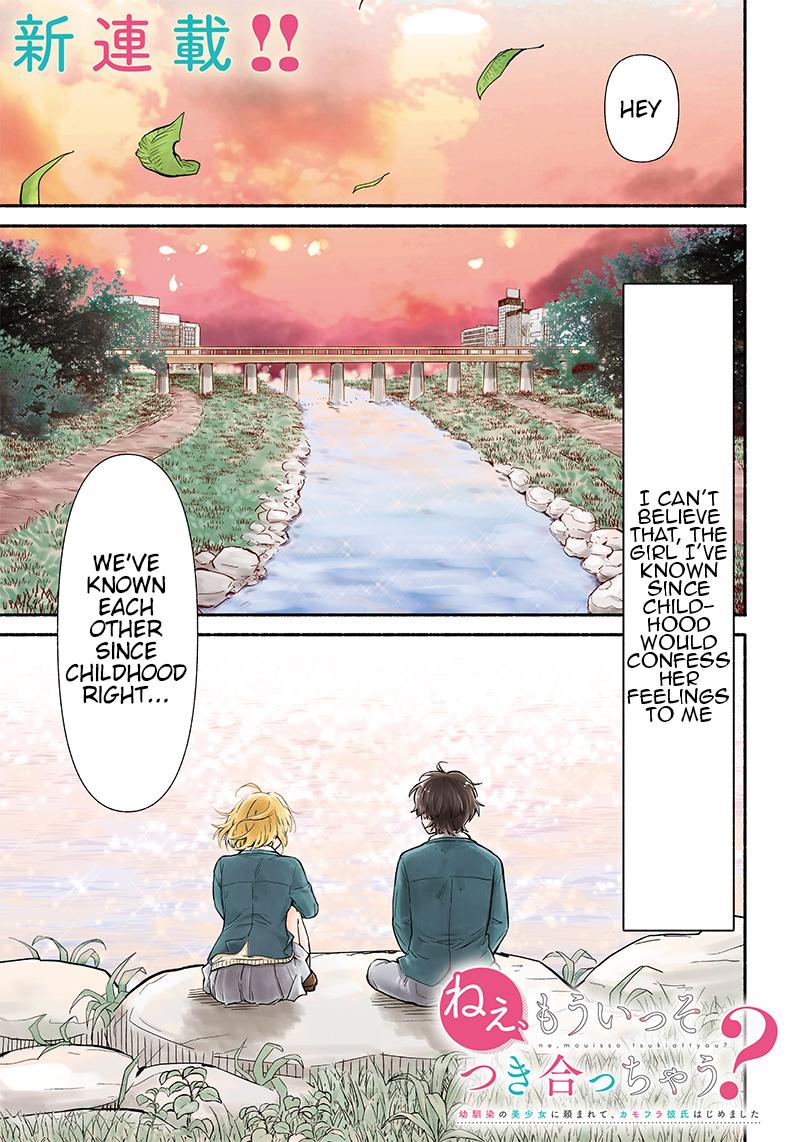 Nee, Mou Isso Tsukiacchau? Osananajimi no Bishoujo ni Tanomarete, Camouflage Kareshi Hajimemashita Chap 1 - Next Chap 2