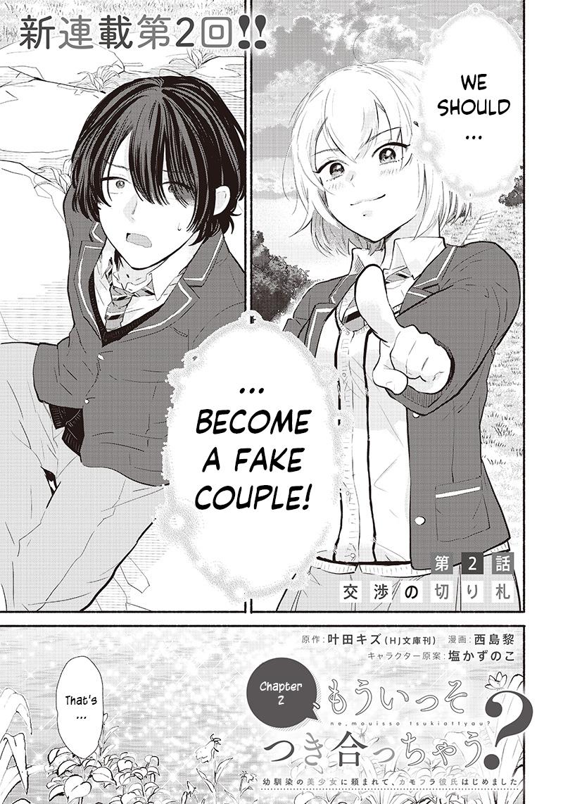 Nee, Mou Isso Tsukiacchau? Osananajimi no Bishoujo ni Tanomarete, Camouflage Kareshi Hajimemashita Chap 2 - Next Chap 3