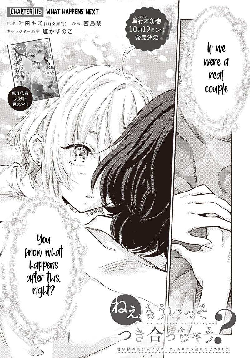 Nee, Mou Isso Tsukiacchau? Osananajimi no Bishoujo ni Tanomarete, Camouflage Kareshi Hajimemashita Chap 11 - Next Chap 12