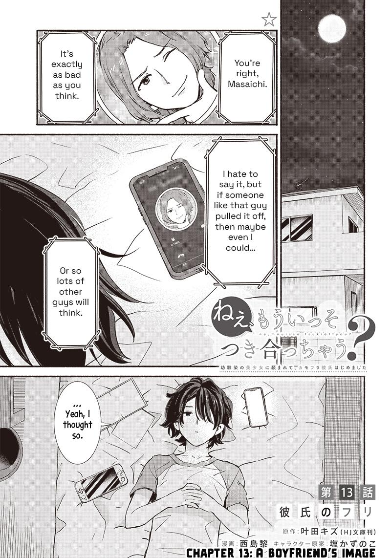 Nee, Mou Isso Tsukiacchau? Osananajimi no Bishoujo ni Tanomarete, Camouflage Kareshi Hajimemashita Chap 13 - Next Chap 14