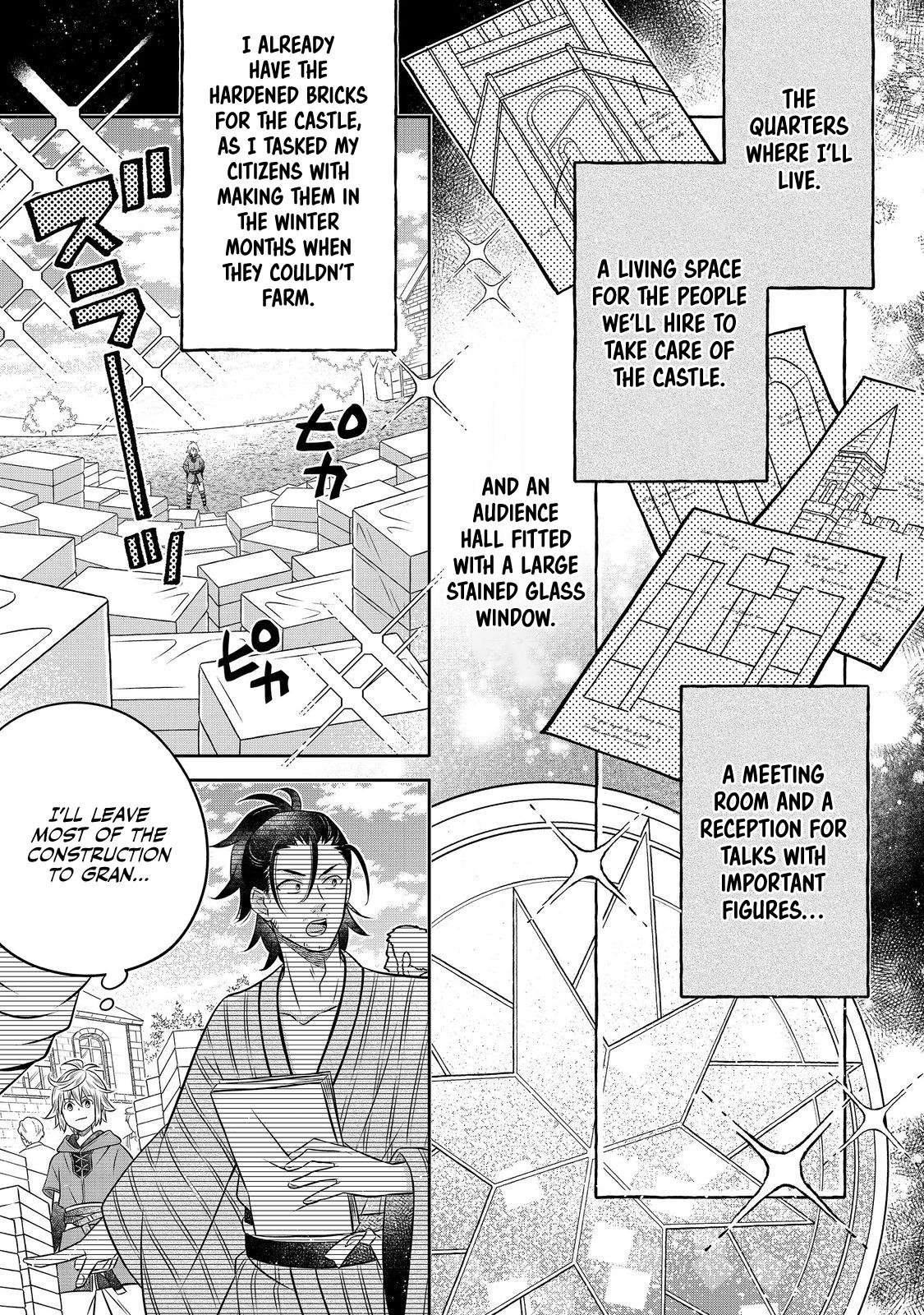 Isekai no Binbou Nouka ni Tenseishita node, Renga wo Tsukutte Shiro wo Tateru Koto ni Shimashita @comic Chap 21.2 - Next Chap 22.2