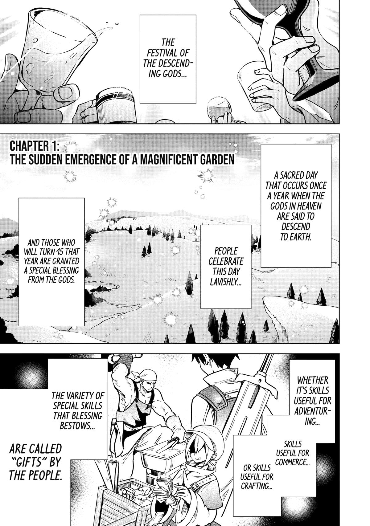 Saibai Cheat de Saikyou Saien: E, Tada no Katei Saien desu kedo? Chap 1 - Next Chap 2