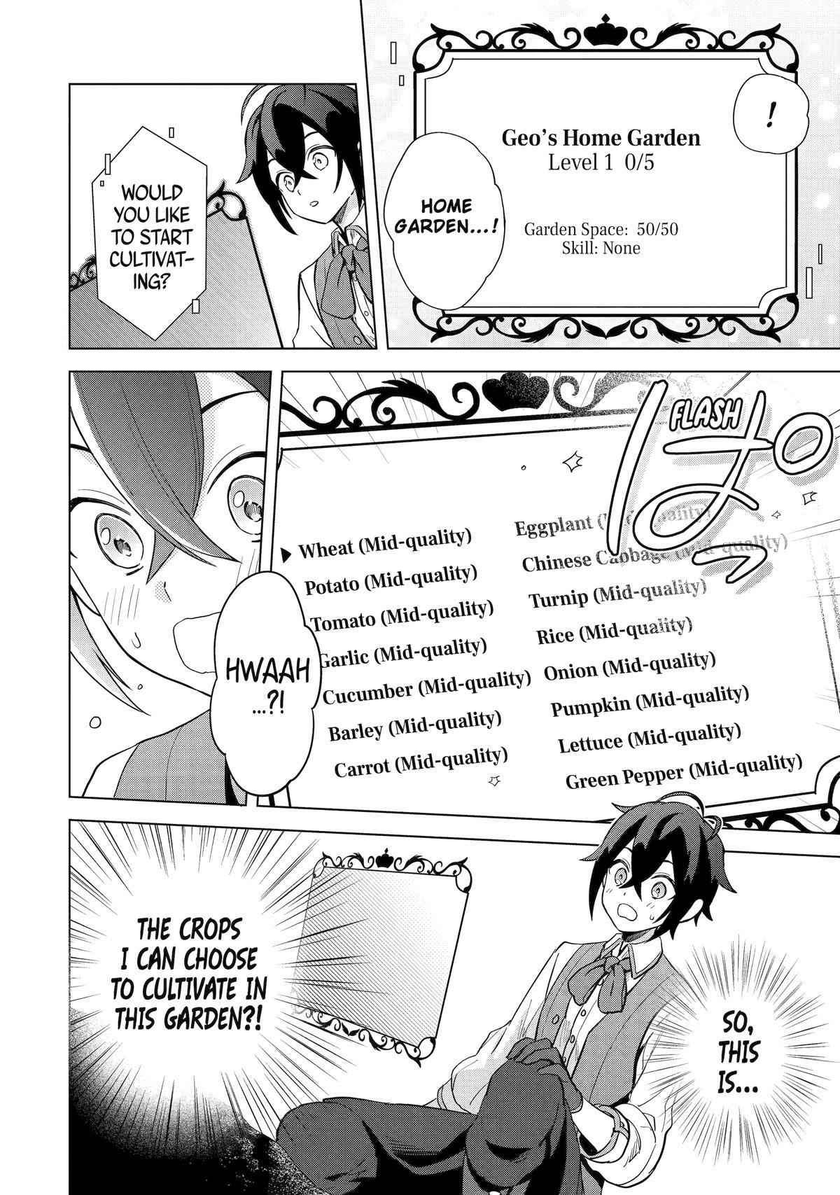 Saibai Cheat de Saikyou Saien: E, Tada no Katei Saien desu kedo? Chap 1 - Next Chap 2