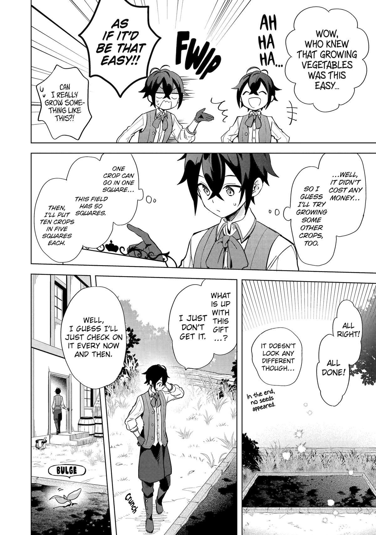 Saibai Cheat de Saikyou Saien: E, Tada no Katei Saien desu kedo? Chap 1 - Next Chap 2