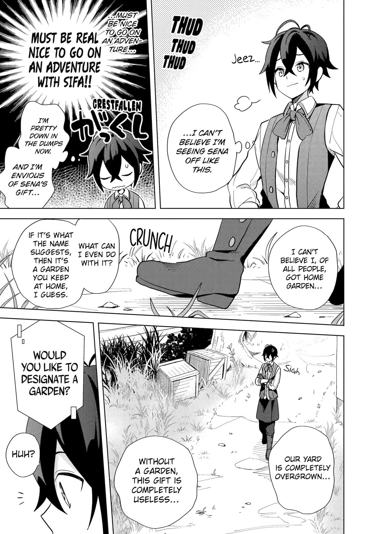 Saibai Cheat de Saikyou Saien: E, Tada no Katei Saien desu kedo? Chap 1 - Next Chap 2