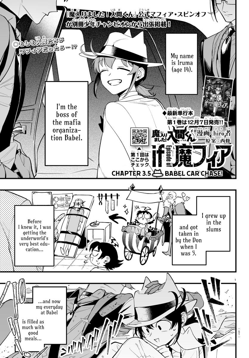 Mairimashita! Iruma-kun: If Episode of Mafia Chap 11.1 - Next Chap 12.1