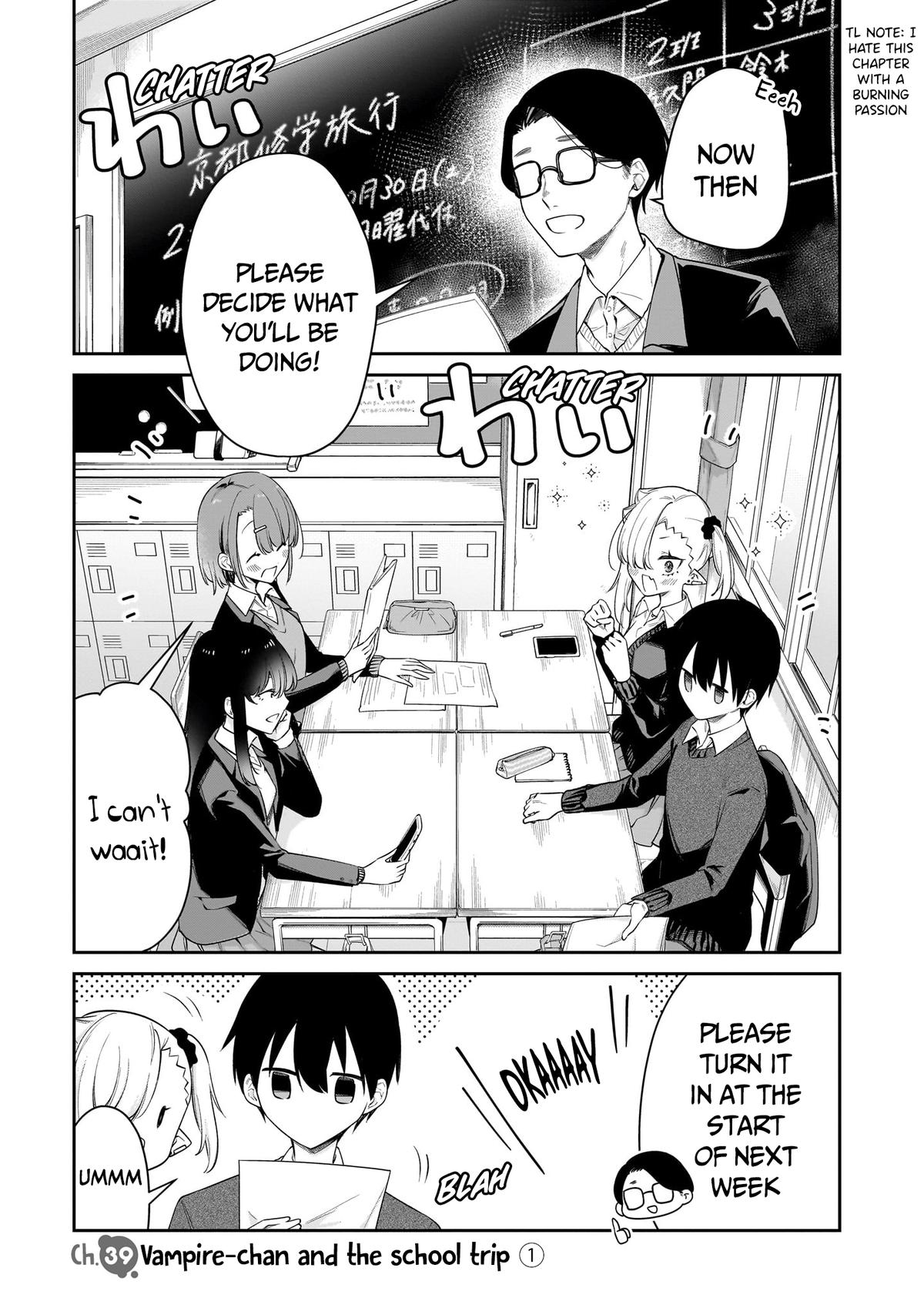 Chanto Suenai Kyuuketsuki-chan Chap 39 - Next Chap 40