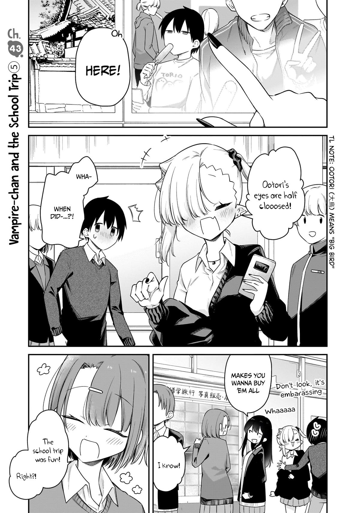 Chanto Suenai Kyuuketsuki-chan Chap 43 - Next Chap 44