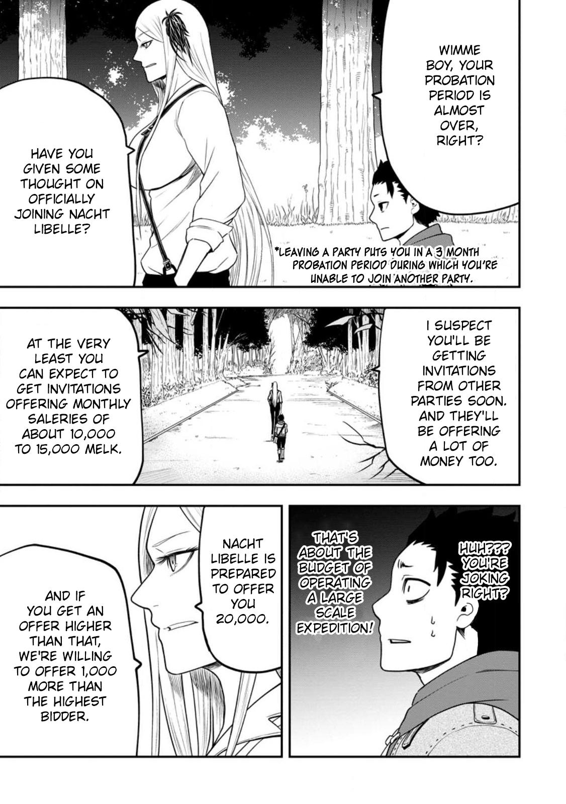Zatsuyou Fuyo Jutsushi ga Jibun no Saikyou ni Kizuku made Chap 21 - Next Chap 22